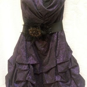 Purple formal dress